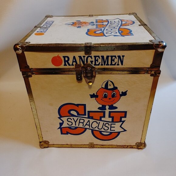 STURDY SYRACUSE University Orangemen Storage Cube BRIGHT LOGO - Picture 2 of 9